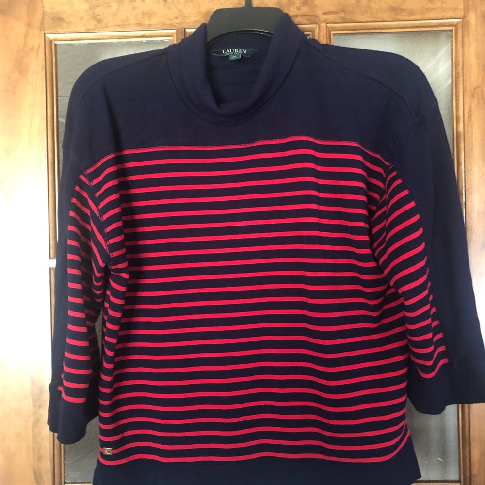 Lauren striped turtleneck